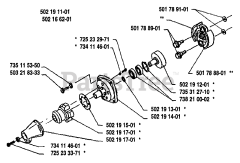 Husqvarna 22 RL - Husqvarna String Trimmer (1989-09) Clutch Assembly