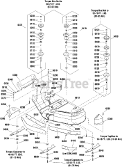 Simplicity 1695402 - Simplicity 50" Mower Deck 50" Mower Deck - Housing, Arbors &amp; Blades Group