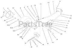 Toro 72115 (270-H) - Toro Lawn & Garden Tractor (SN: 099000001 - 099999999) (1999) Front Axle Assembly