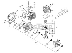 Echo CLS-5000 - Echo Clearing Saw Cylinder, Crankcase, Piston
