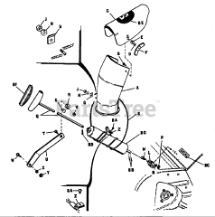 Simplicity 990345 - Simplicity 36" Rotary Snow Blower Attachment