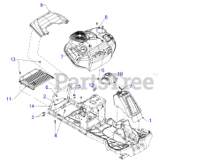 Craftsman 247.269000 (13A726JD299) - Craftsman R1500 Rear-Engine Riding ...