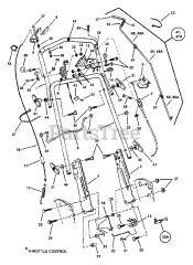Snapper P 216012 (84634) - Snapper 21" Walk-Behind Mower, 6hp