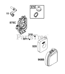 Briggs & Stratton 9P702-0269-F1 - Briggs & Stratton Vertical Engine