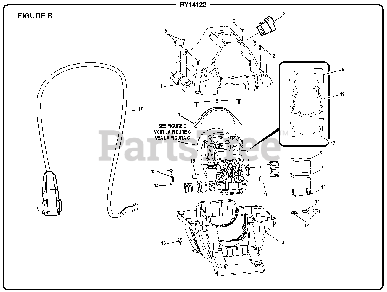 Ryobi RY 14122 (090079210) Ryobi Pressure Washer, Rev 03 (201802