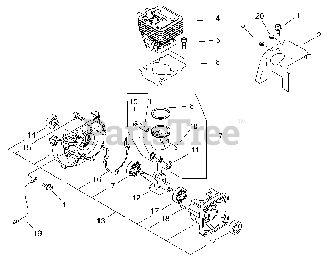 Echo PB265LN Echo Backpack Blower Parts (SN P38426001001