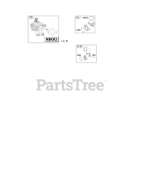 Briggs & Stratton 319775-0109-E1 - Briggs & Stratton Vertical Engine Carburetor, Intake Manifold