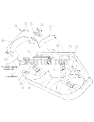 Cub Cadet 59A30009 (59A30009150) - Cub Cadet 44" Mulch Kit att 44 Inch Mulch Attachment