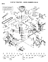 Electrolux/AYP 4180-34 - Electrolux/AYP Lawn Tractor (1993)