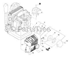 Echo PB-500 T - Echo Backpack Blower (SN: P31212001001 - P31212999999)