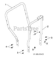 Poulan Pro 961980057-04 - Poulan Pro Snow Thrower (2013-08) HANDLE