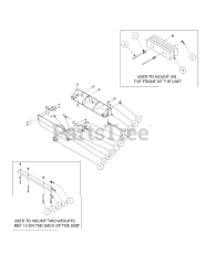 Cub Cadet 59A30017 (59A30017150) - Cub Cadet Tank Spreader Kit Counter Weight Assembly