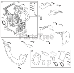 Briggs & Stratton 61E377-0052-J1 - Briggs & Stratton Horizontal Engine