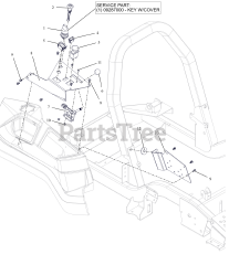 Ariens 991327 - Ariens Apex 52" Zero-Turn Mower, 23hp Kawasaki FR, Rear-Discharge (SN: 000101 - 119999) Control Panel