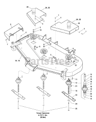 Ferris 5000/72 (5900203) - Ferris 72" Mower Deck (SN: 1209 & Below)