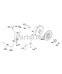 Briggs & Stratton 118432-0151-E1 - Briggs & Stratton Horizontal Engine