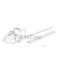 Cub Cadet HT 59L (41AGH59G912) - Cub Cadet Hedge Trimmer, Electric (2012) Replacement Parts