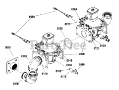 Briggs & Stratton 080016-00 - Briggs & Stratton 125kW Home Standby Generator Fuel Solenoid Group