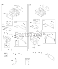 Briggs & Stratton 386777-0122-E1 - Briggs & Stratton Vertical Engine Carburetor