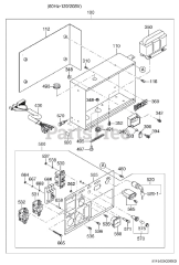 Subaru Robin RGV10K83031 - Subaru Robin Generator 2400 Control  60Hz - 120V/208V