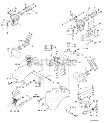 Scag STC52A-24HN - Scag Tiger Cub 52" Zero-Turn Mower, 24hp Honda (SN: 9300001 - 9309999) Fuel And Hydraulic System