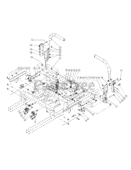 Cub Cadet M54-KW (53AI8CT4050) - Cub Cadet 54" Tank Zero-Turn Mower, 25hp Kawasaki Control Assembly