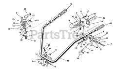 BCS America 710 - BCS America Two-Wheeled Tractor Handlebar (SN: 104909 - 116638)