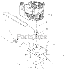 Ariens 911707 - Ariens 24" Pro-24 High Wheel Self-Propelled Brush Cutter, Briggs & Stratton (SN: 000101 - 004199)