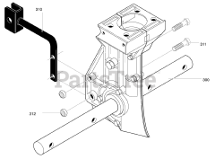 Murray 11052x85B - Murray Cultivator (2001) Transmission Assembly