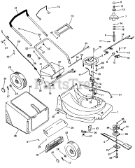 MasterCut by MTD 111-127R033 - MasterCut by MTD Walk-Behind Mower (1991) (Ace Hardware)