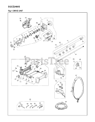 RedMax SGCZ 2460 S (966599501) - RedMax Reciprocator Trimmer (2010-04)