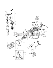 Troy-Bilt 2P70M0C - Troy-Bilt Engine 2P70M0C Crankcase