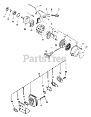 Echo PP-1260 - Echo Pole Saw (Type 1) Ignition, Starter, Clutch