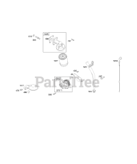 Briggs & Stratton 304447-0322-E1 - Briggs & Stratton Horizontal Engine Lubrication