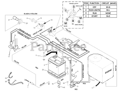 Scotts 30577x31B - Scotts 30" Rear-Engine Riding Mower (1999) Electrical System