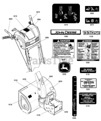 John Deere 1330 SE (1695812) - John Deere 30" Snow Thrower (2010)
