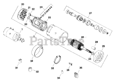 Kohler K532-53186 - Kohler K-Series Engine, Basic Version, 20hp, 14.9kW Electric Start (Cont.) 0217007152