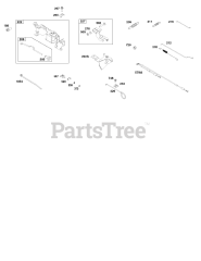 Briggs & Stratton 305447-0191-B5 - Briggs & Stratton Horizontal Engine Controls Group