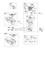 Briggs & Stratton 121P02-0001-F1 - Briggs & Stratton Vertical Engine