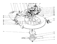 Toro 56022 - Toro 25" Premium Rear-Engine Riding Mower (SN: 005000001 - 005999999) (1975)