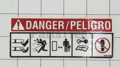 Ariens 07731400 Mower Pan Danger Decal