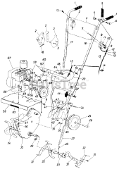 White Outdoor RB-310 (218-031-190) - White Outdoor Roto Boss Tiller (1988)