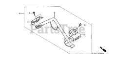 Honda EM5000SX K1 A/A (EA7) - Honda Generator, Made in Japan (SN: EA7-1100001 - EA7-1125948) EM/EB HANGER