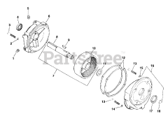 Kohler M8-301508 - Kohler Magnum Engine, Basic Version, 8hp, 6kW Gear Reduction TP-2201-C