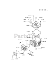 Kawasaki FJ180V-AM10 - Kawasaki Engine CYLINDER/CRANKCASE