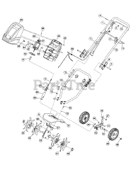 Craftsman 316.292601 (21B-154A799) - Craftsman Tiller (2007) (Sears)