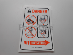 Echo 89016844830 Caution Label - image 1