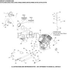 Kohler CH640-3261 - Kohler Command PRO Engine, Basic Version, 20.5hp, 15.3kW 02 CrankCase