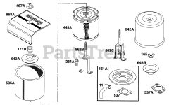 Briggs & Stratton 290442-0361-01 - Briggs & Stratton Horizontal Engine