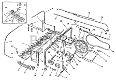 Simplicity B - Simplicity Two-Wheeled Tractor, 1.5hp Sickle Bar Group - 30" (3736I05)